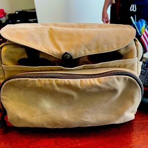 Filson rugged twill briefcase.